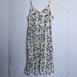 Old Navy Womens Floral Sun Dress - Large